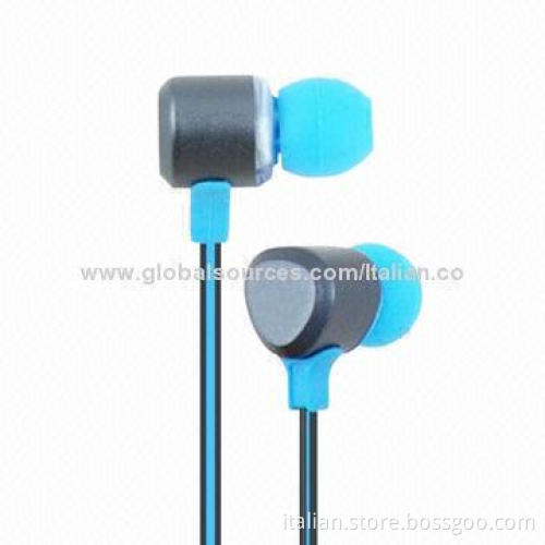 New Style Metal Earphone with Flat Cable
